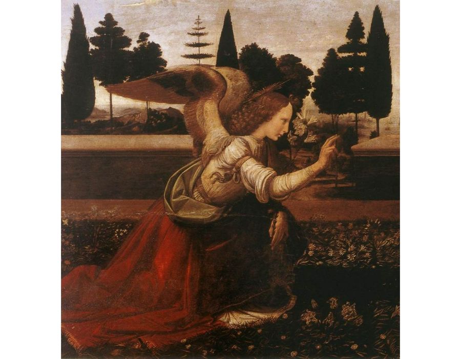 Annunciation (detail 1) 1472-75 
