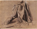 Drapery for a seated figure artwork preview