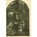 Madonna of the Rocks, Scene Mary with baby Jesus, John the Baptist as a child and an angel 