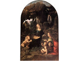 Madonna of the Rocks, Scene Mary with baby Jesus, John the Baptist as a child and an angel 2 artwork preview