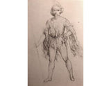 Drawing of a fancy dress costume artwork preview