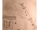 Drawing of locks on a river artwork preview