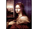 Young lady with a fur artwork preview