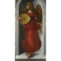 An Angel in Red with a Lute 