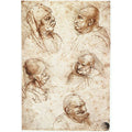 Five Caricature Heads 
