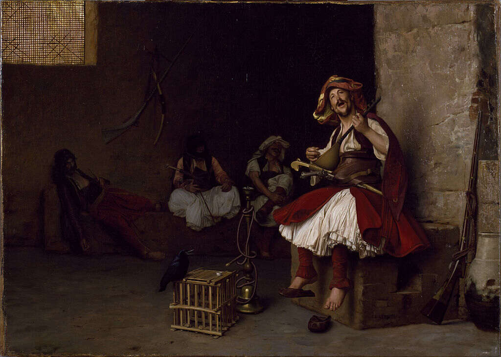 Bashi Bazouk Singing Painting by Jean-Leon