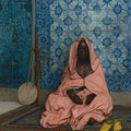 Le Barde Noir Painting by Jean-Leon