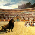 The Christian Martyrs' Last Prayer Painting by Jean-Leon