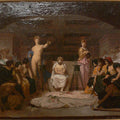 Funeral Wake Painting by Jean-Leon