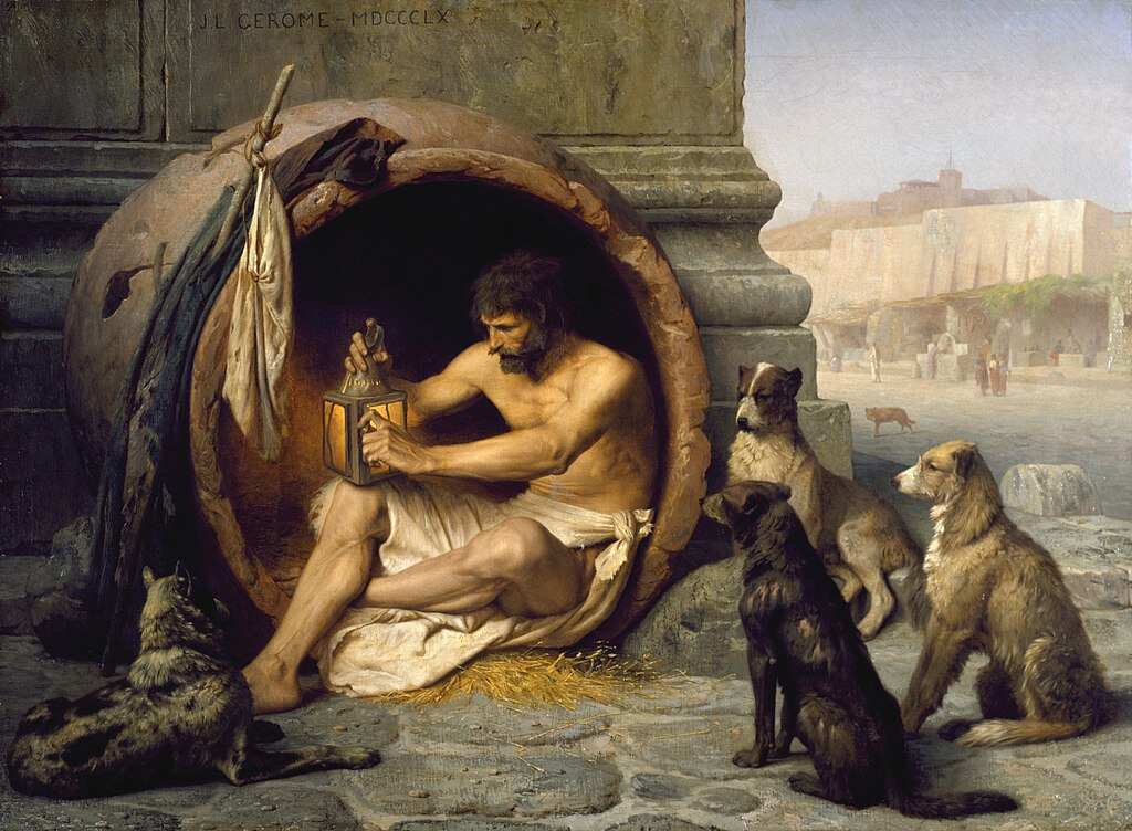 Diogenes Painting by Jean-Leon