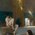 Femme nue (Nude Woman) Painting by Jean-Leon