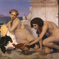 The Cock Fight Painting by Jean-Leon
