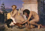 The Cock Fight Painting artwork preview