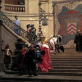 L'Éminence Grise, salon of 1874 Painting by Jean-Leon