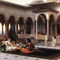 The Harem on the Terrace Painting by Jean-Leon