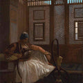 Arnaut Smoking Painting by Jean-Leon