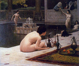 Allumeuse de Narghilé (The Teaser of the Narghile) (or The Pipelighter) Painting artwork preview