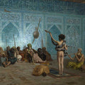 Snake Charmer Painting by Jean-Leon