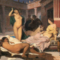 Greek Interior [sketch] Painting by Jean-Leon