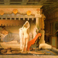 King Candaules Painting by Jean-Leon