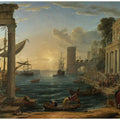 Seaport with the Embarkation of the Queen of Sheba, 1648 