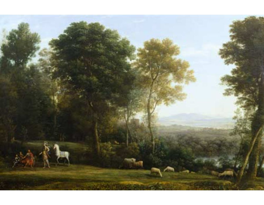 Landscape with Erminia in Discourse with the Old Man and his Sons 