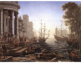 Seaport with the Embarkation of St. Ursula artwork preview