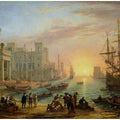 Seaport at Sunset 