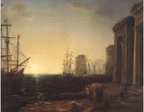 Harbour Scene at Sunset 1643 artwork preview