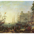 Harbour with Villa Medici, 1637 
