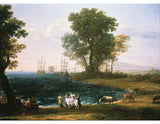 Coast Scene with the Rape of Europa 1667 artwork preview
