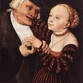 Old Man and Young Woman 