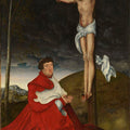 Albert Cardinal Elector of Mainz at the foot of the Cross 