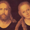 Christ and the Virgin Mary (or Mary Magdalen) 