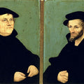 Portraits Of Martin Luther And Philipp Melanchthon 1543 