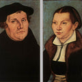 Portraits of Martin Luther and Catherine Bore 1529 