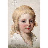 Portrait study of Francesco, Crown Prince of Naples, later King of the Two Sicilies (1777-1830), as a boy, head-and-shoulders artwork preview