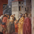 Brancacci chapel Distribution of the Goods of the Community and 