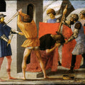 Pisa polyptych Martyr of St John the Baptist 