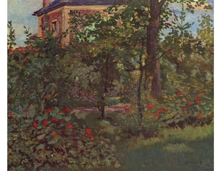 A corner in the garden of Bellevue 