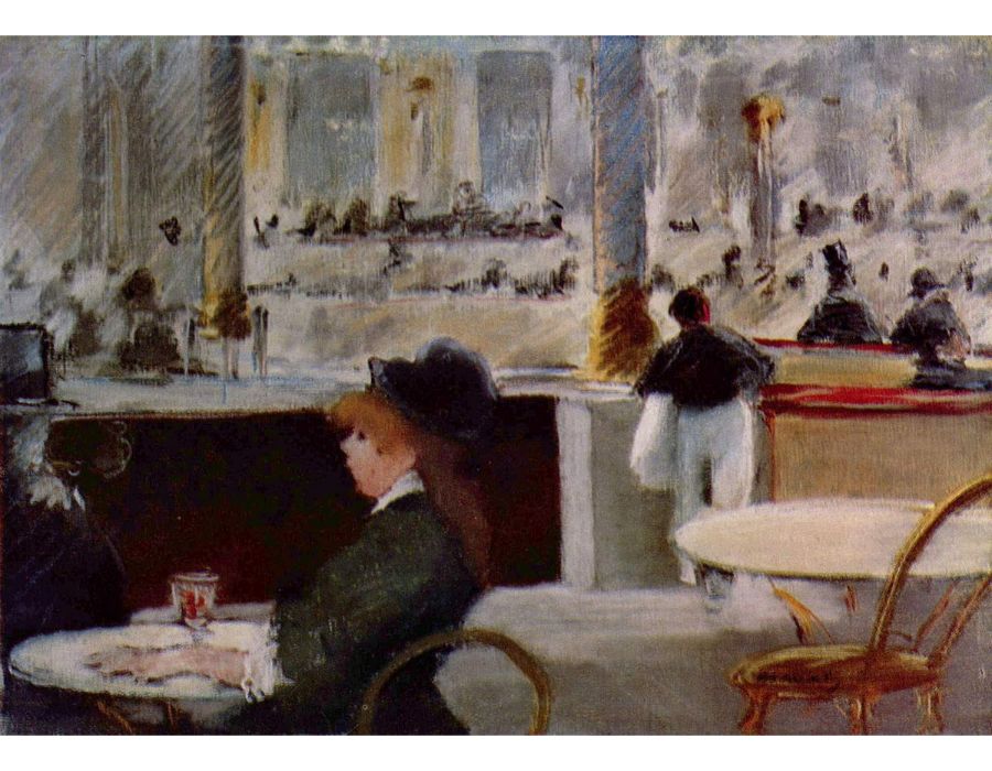 Interior of a Cafe 