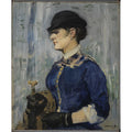 Young Woman in a Round Hat 