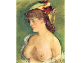 Blond Woman with Bare Breasts 1878 artwork preview