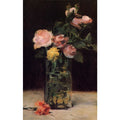 Roses in a Glass Vase 