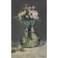 Moss Roses In A Vase 