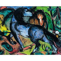 Zwei Grosse Pferde In Landschaft (Two Large Horses In A Landscape) 