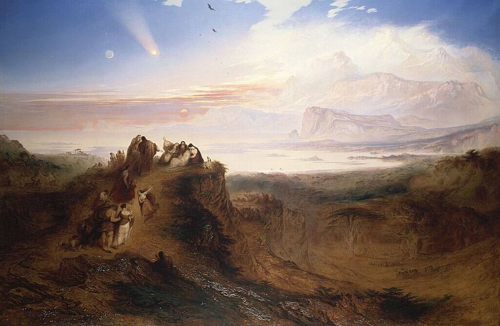 The Eve of the Deluge 1840 Painting by John Martin