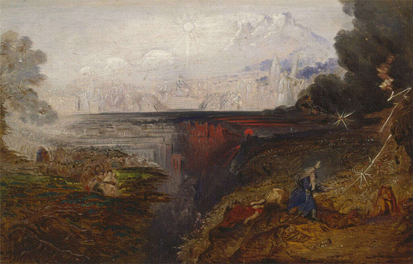Study for The Last Judgement 1851-53 Painting by John Martin