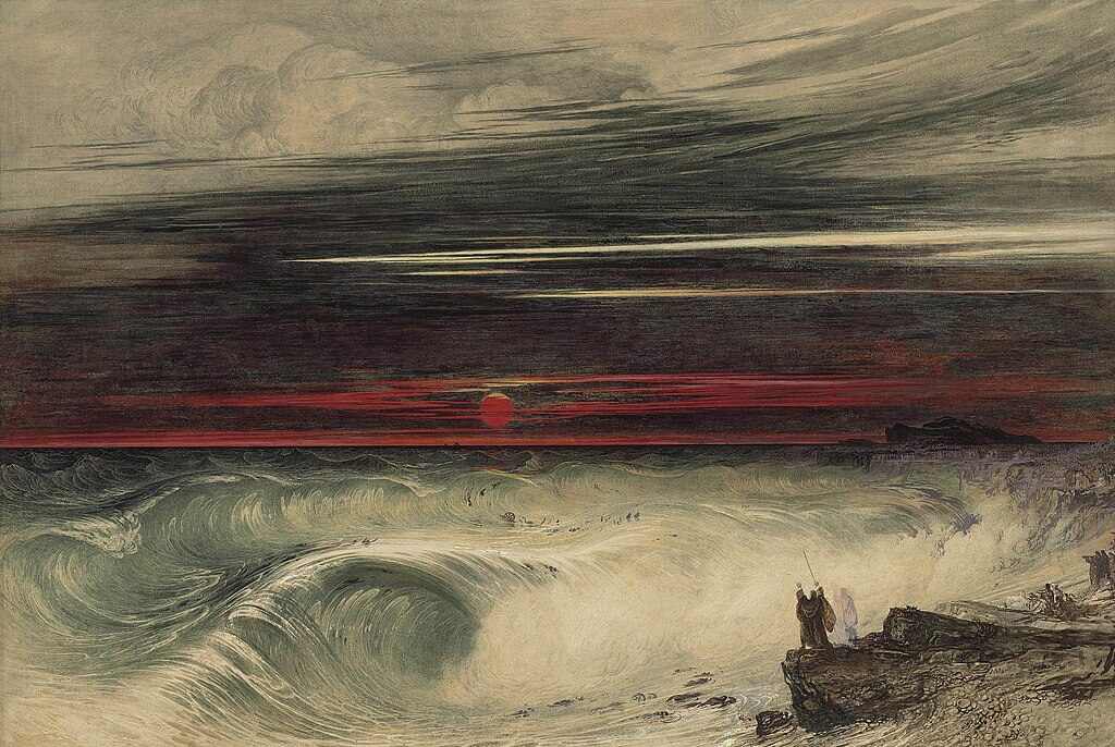 The Destruction of Pharoah's Host Painting by John Martin