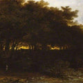 Twilight in the Woodlands 1850 Painting by John Martin